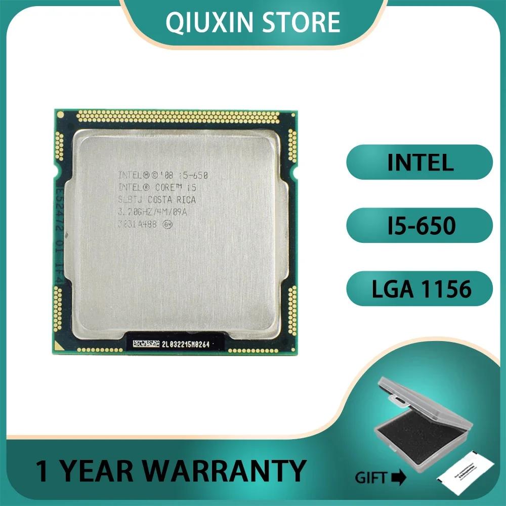  ھ i5-650 CPU  , LGA1156 μ, i5 650, 3.2 GHz, 4MB ĳ, 32nm, 73W ũž,  
